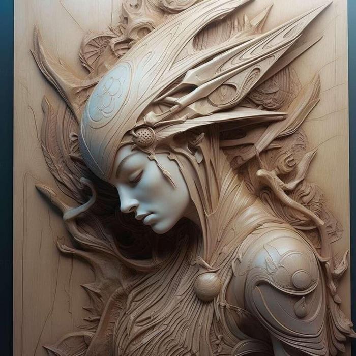 نموذج ثلاثي الأبعاد لآلة CNC 3D Art 